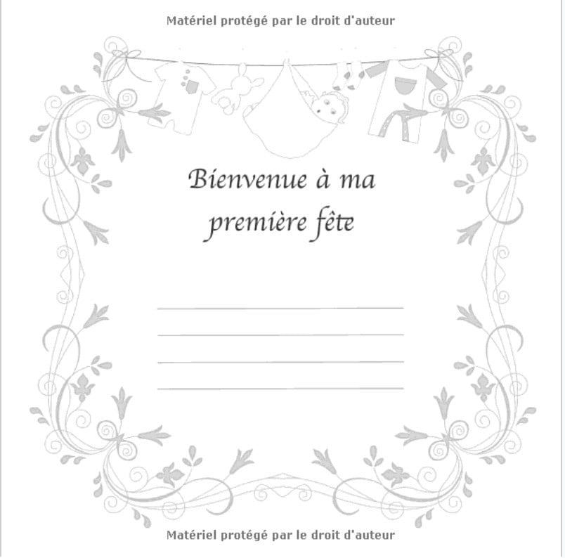 Baptême Livre d'or - Félicitations et Jolis Souvenirs - 120 pages Format 21,5 x 21,5 cm - Fabriqué en France