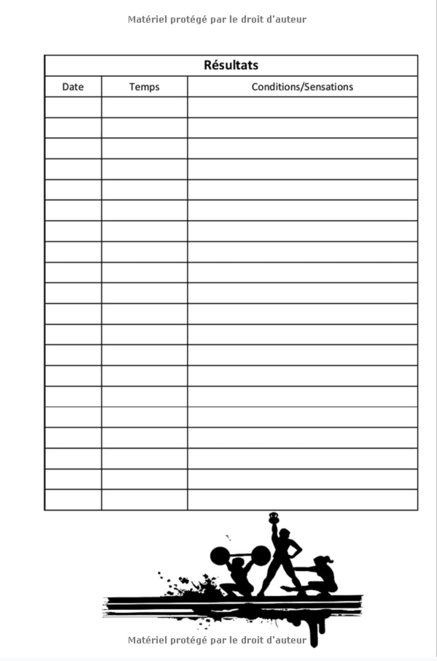 Carnet D'Entrainement Workout Musculation Crossfit - 120 pages Format 15 x 22 cm