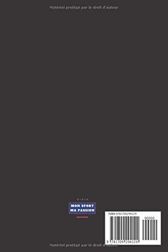 Carnet de notes danse pour sportif / sportive passionné(e) - 124 pages lignées - format 15,24 x 22,89 cm