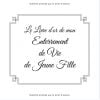 Livre d'or de mon Enterrement de Vie de Jeune Fille - 72 pages Format 21 x 21 cm