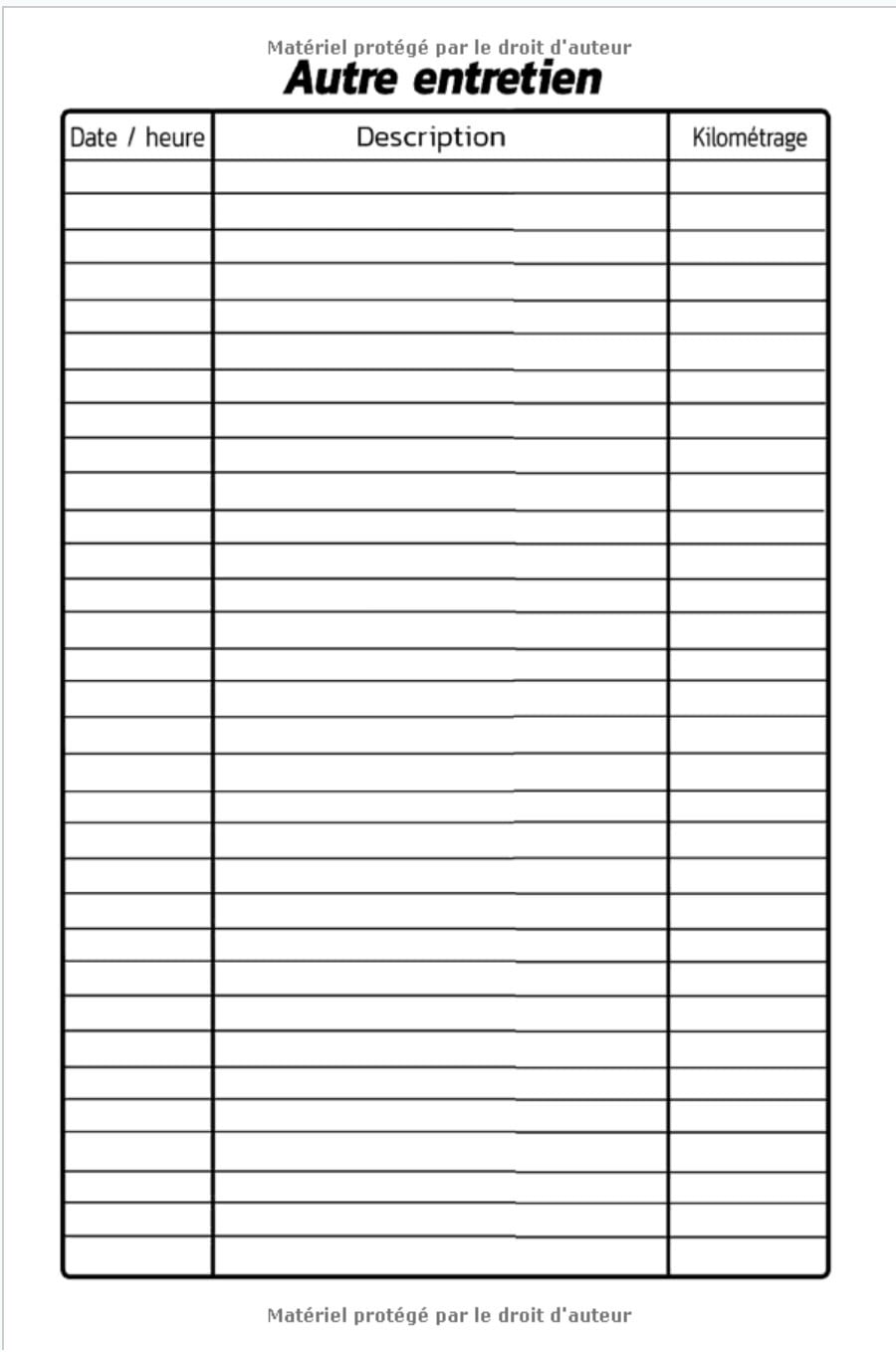 Carnet d'entretien voiture tout constructeur avec pages préfabriquées - 111 pages - Format 15 x 22 cm