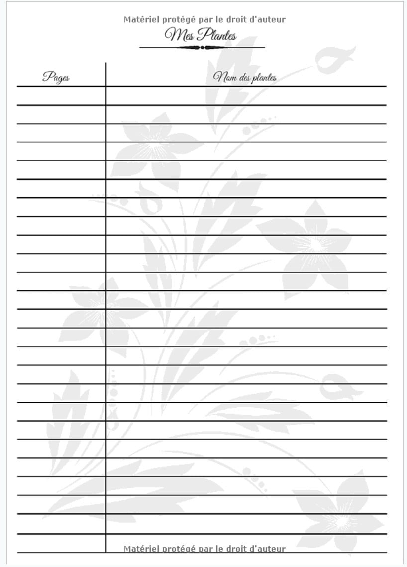 Herbier : Cahier à compléter feuilles et fleurs séchées - 110 pages format A4