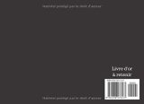 Livre d'or services funéraires et commémoratifs - 110 pages Format 20 x 15 cm
