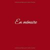 Livre de condoléances mémoire de la vie funeraire - 100 pages Format 21 x 21 cm