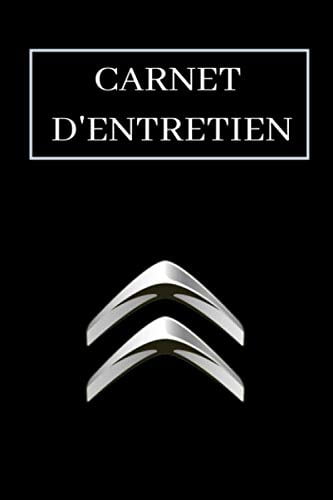 Carnet Entretien Citroën Voiture avec Pages Préfabriquées - 100 pages - 15 x 22 cm