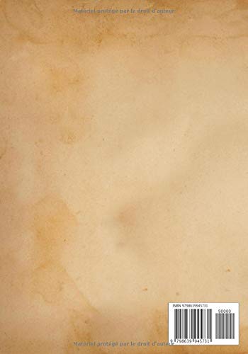 Journal de Jeux de Rôle : Carnet de JDR - 102 pages lignées - 17,78 x 25,4 cm