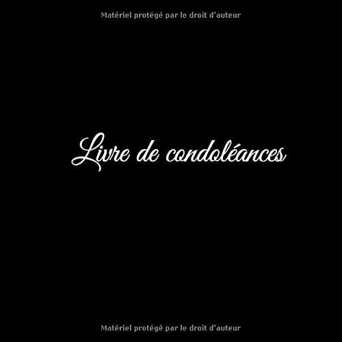 Livre de condoléances Célébration de la Vie - 100 pages Format 21 x 21 cm