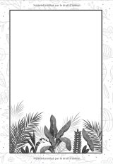 Herbier vierge à compléter pour feuilles , plantes et fleurs séchées - 97 pages Format 18 x 25 cm