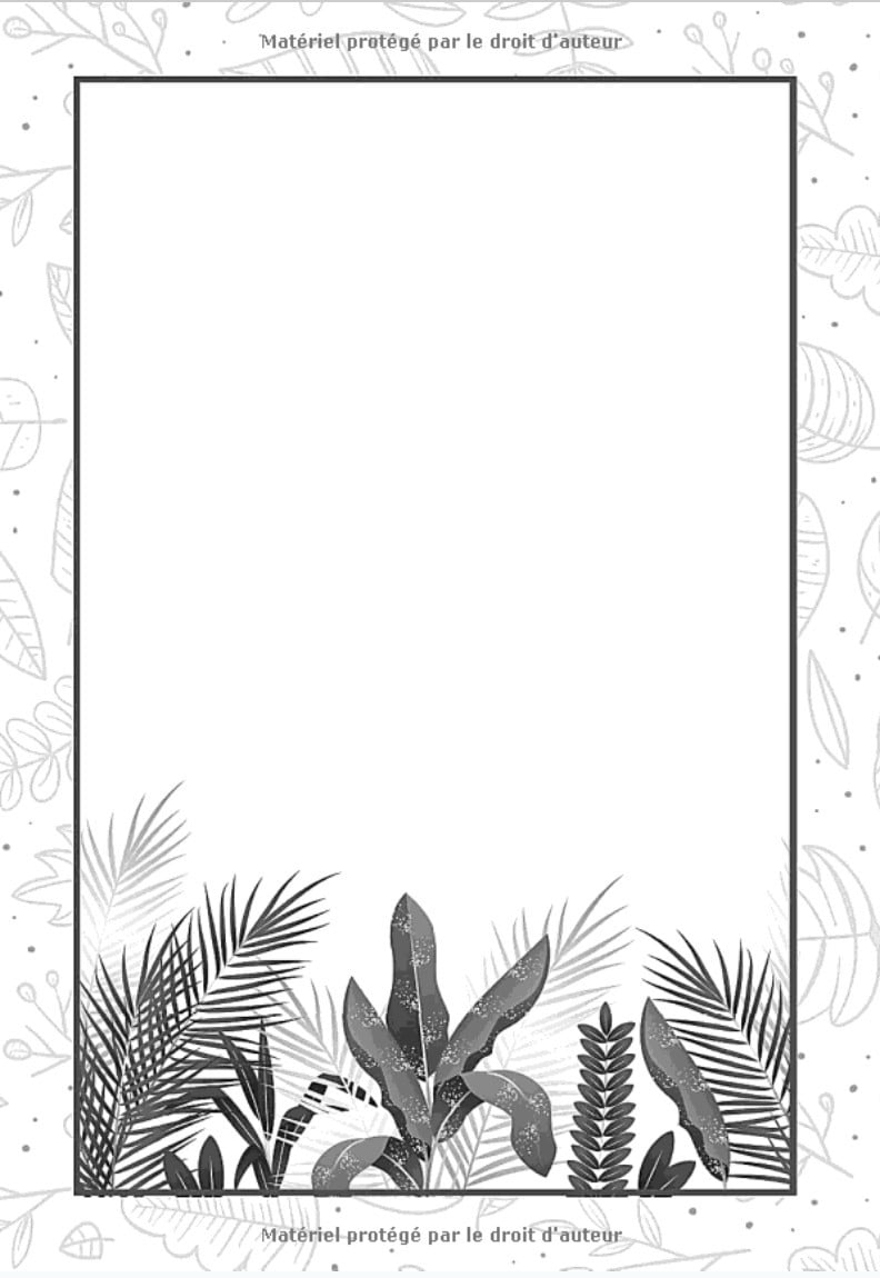 Herbier vierge à compléter pour feuilles , plantes et fleurs séchées - 97 pages Format 18 x 25 cm