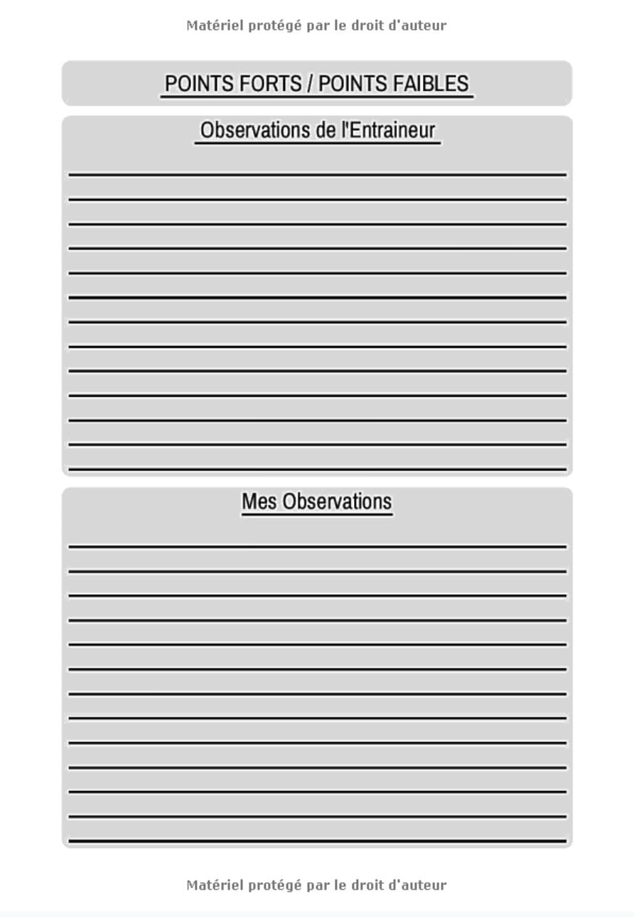 Carnet d’entrainement Golf - Fiches d’exercices à remplir - 121 pages Format 18 x 25 cm