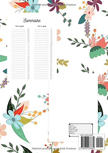 Herbier Cahier format A4 21 x 29,7 cm - 98 pages à compléter