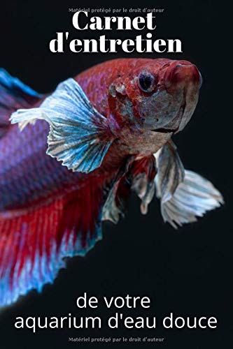 Carnet d'entretien d'un aquarium d'eau douce "aquascaping" - 116 pages Format 15 x 22 cm