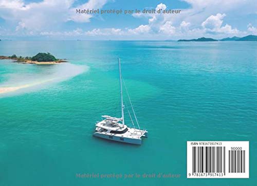 Livre de bord navigation bateau - suivi de sécurité du navire 20 x 15 cm - 150 pages