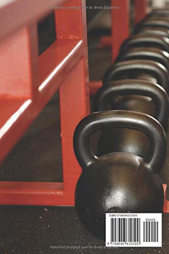 Carnet D'Entrainement Workout Musculation Crossfit - 120 pages Format 15 x 22 cm