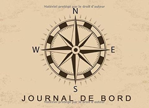 Livre de bord bateau - Carnet de navigation suivi navigation et sécurité - 20,96 x 15,24 cm 150 pages