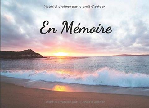 Livre d'or services funéraires et commémoratifs - 110 pages Format 20 x 15 cm