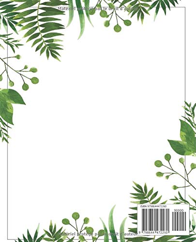 Carnet de suivi Clients pour conseillère Beauté, Lifestyle, Bien être - sur 3 mois - 100 pages Format 19 x 23 cm