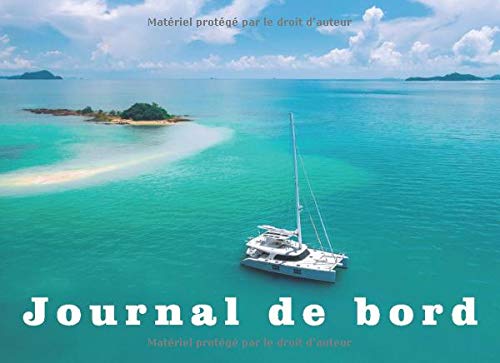 Livre de bord navigation bateau - suivi de sécurité du navire 20 x 15 cm - 150 pages