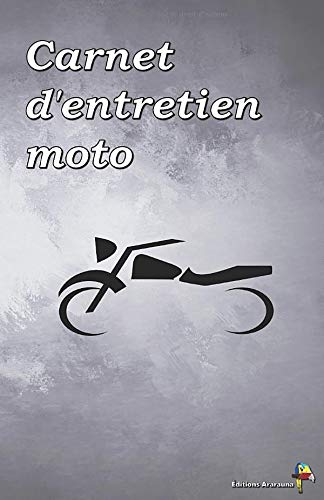 Carnet d'entretien moto - 106 pages - 14 x 21 cm