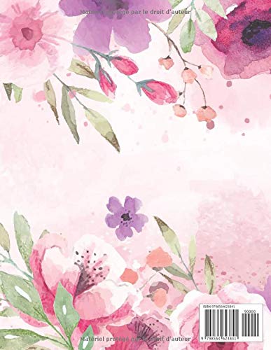 Carnet de suivi clients: conseillère beauté, esthéticienne, coiffeuse - 160 pages Format A4