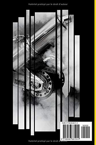 Carnet d'entretien moto : pour rouler en toute sécurité - 100 pages Format 15 x 22 cm