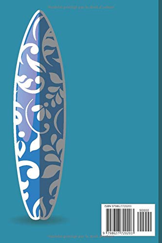 Surf carnet de notes - 120 pages Format 15 x 22 cm - Imprimé en France