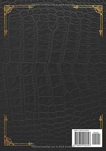Carnet de Jeux De Rôle pour Maître du jeu - JDR journal - 120 pages Format 18 x 25 cm