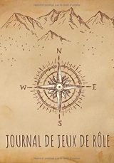 Journal de Jeux de Rôle : Carnet de JDR - 102 pages lignées - 17,78 x 25,4 cm