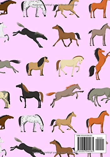 Journal d'Equitation : Carnet de notes pour équitation (7-10 ans) - Petit Format (7x10 pouces, 127 pages)