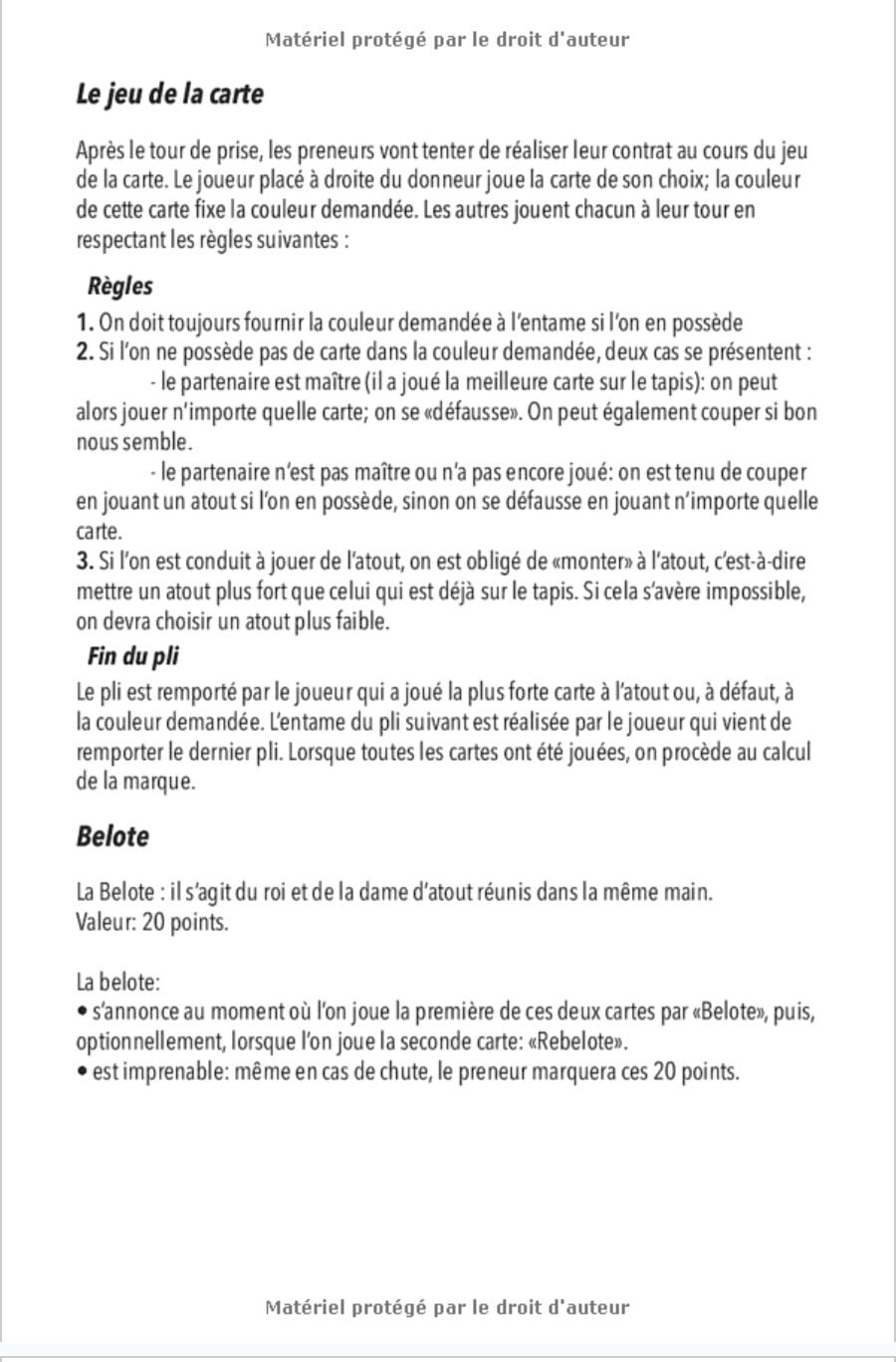 Carnet de Scores Belote : Tableau pour Noter les Points de vos Parties - 106 pages Format 15 x 22 cm