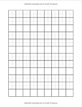 Cahier d'écriture Japonais - 120 pages Vierges Quadrillées - Format A4 - Made in France