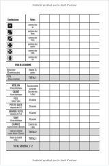 Yam - Carnet de scores : 100 feuilles de points avec règles du jeu incluses - Format 15 x 22 cm
