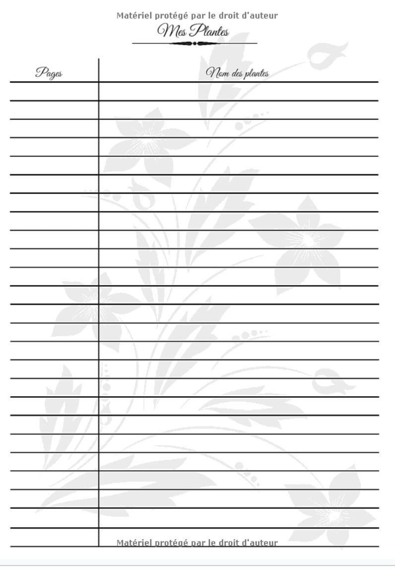Herbier Cahier à compléter feuilles et fleurs séchées - 110 pages format A4