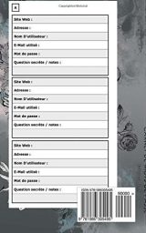 Carnet Alphabétique Mots de Passe : A5 - 98 Pages