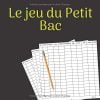 Jeu Du Petit Bac : Carnet de grilles - 100 feuilles de score - 100 pages Format 21,5 x 21,5 cm