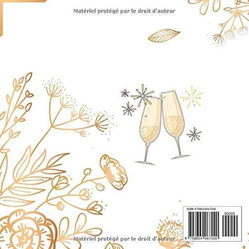 Livre d'or de mon Enterrement de Vie de Jeune Fille - 72 pages Format 21 x 21 cm