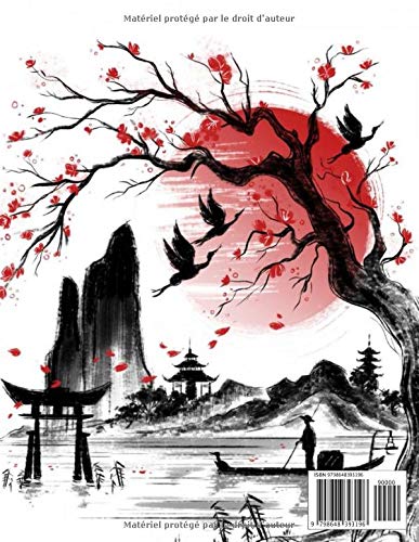 Cahier de calligraphie japonaise : Carnet d'entraînement Hiragana, Katakana et Kanji - 104 pages - Format A4