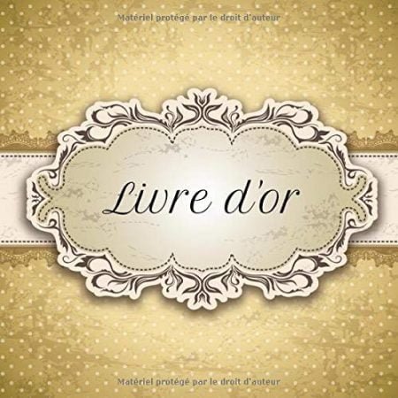 Livre d'or anniversaire, baptême, mariage, hôtel, airbnb - 100 pages - 21 x 21 cm