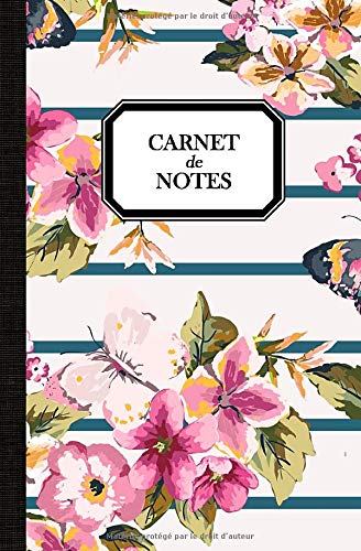 Carnet de notes ligné - Papeterie - 13 x 20 cm - 160 pages