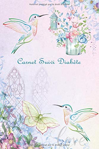 Carnet Suivi Diabete et suivi de glycémie sur 144 semaines (3 ans) - 148 pages - Format 15 x 22 cm