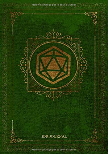 JDR Journal : Carnet de Jeux De Rôle pour Maître du jeu - RPG Game Master - 100 pages - Format 17,78 cm x 25,4 cm
