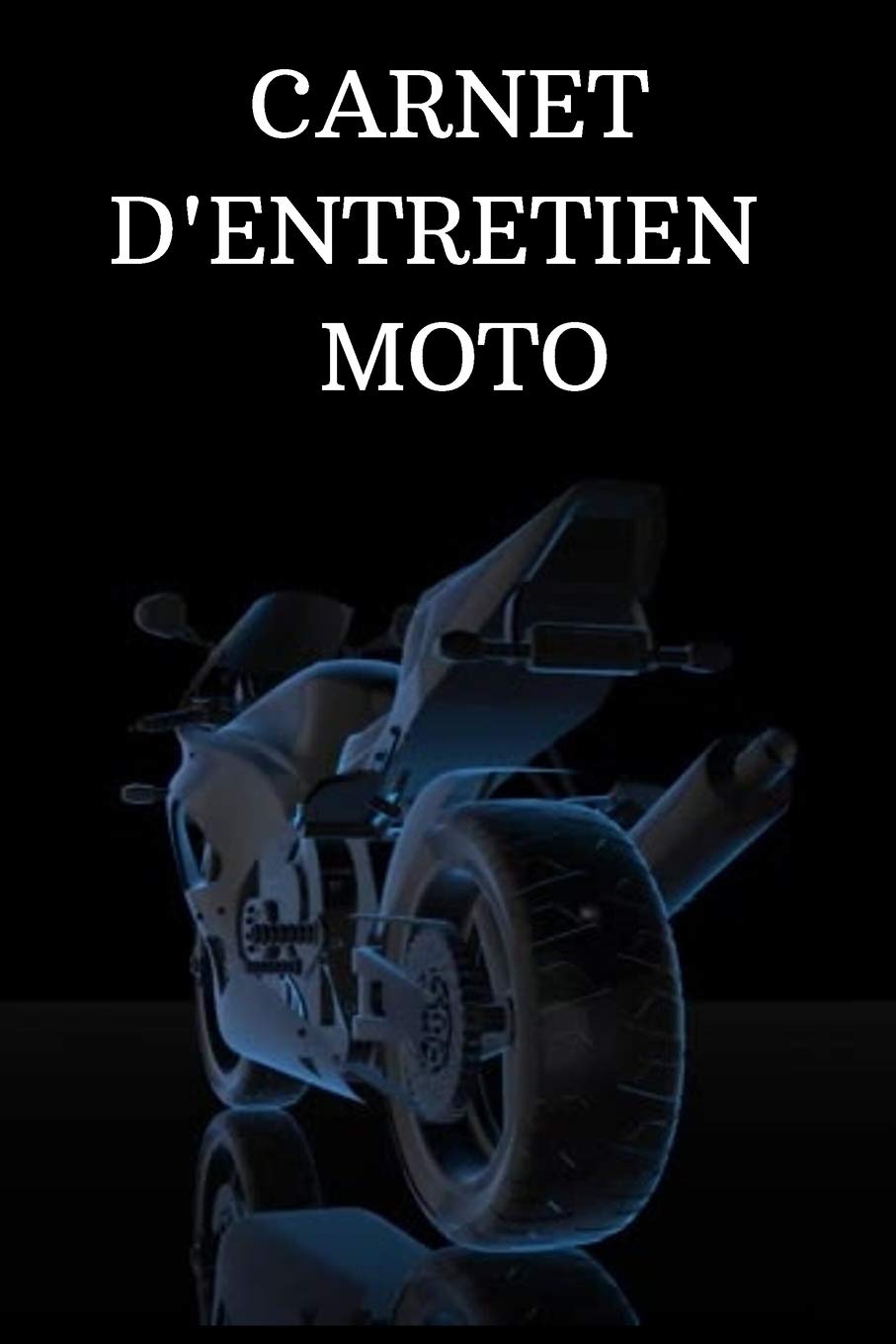 Carnet d'entretien moto avec pages préfabriquées - 100 pages Format 15 x 22 cm