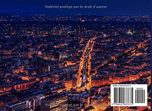 Guest book Livre d'or airbnb Paris - 150 pages, 20,96 x 15,24 cm (anglais)