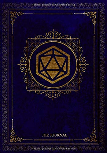Carnet de Jeux De Rôle pour Maître du jeu - JDR Journal - RPG Game Master - 100 pages 17,78 cm x 25,4 cm