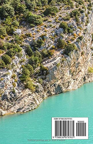 Les Gorges du Verdon en Canoë Carnet de Voyage randonnée - 99 pages Format 13 x 20 cm - Fabriqué en France