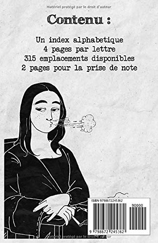 Carnet de mots de passe : pour tous ceux qui abusent de Marie Jeanne - 113 pages Format 13 x 20 cm