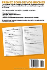 Carnet d'Apiculteur: 100 Fiches d'Inspection Pour Un Suivi Complet de Vos Ruches et Colonies | Pour Apiculteur Amateur ou Professionnel