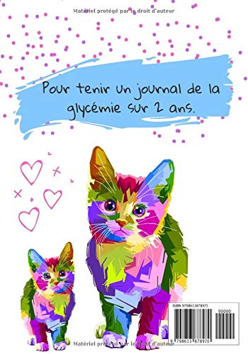 Carnet de suivi diabète à remplir pour 2 ans de suivi - 106 pages - 18 x 25 cm