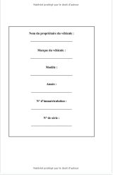 Carnet d'entretien moto - 106 pages - 14 x 21 cm