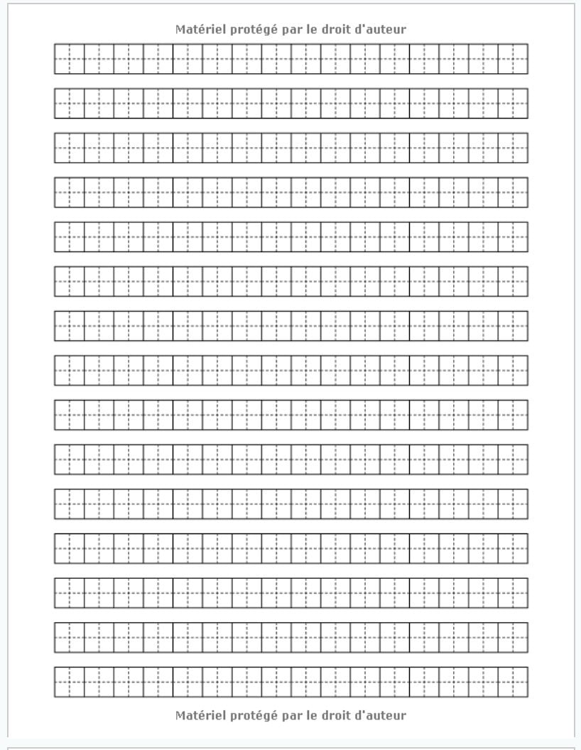 Coréen - Cahier d'Ecriture Hangeul : papier quadrillé (Wongoji) - 112 pages Format A4